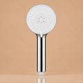 Pommeau de Douche Haute Pression Grand Panneau 12cm 3 Modes – Argent