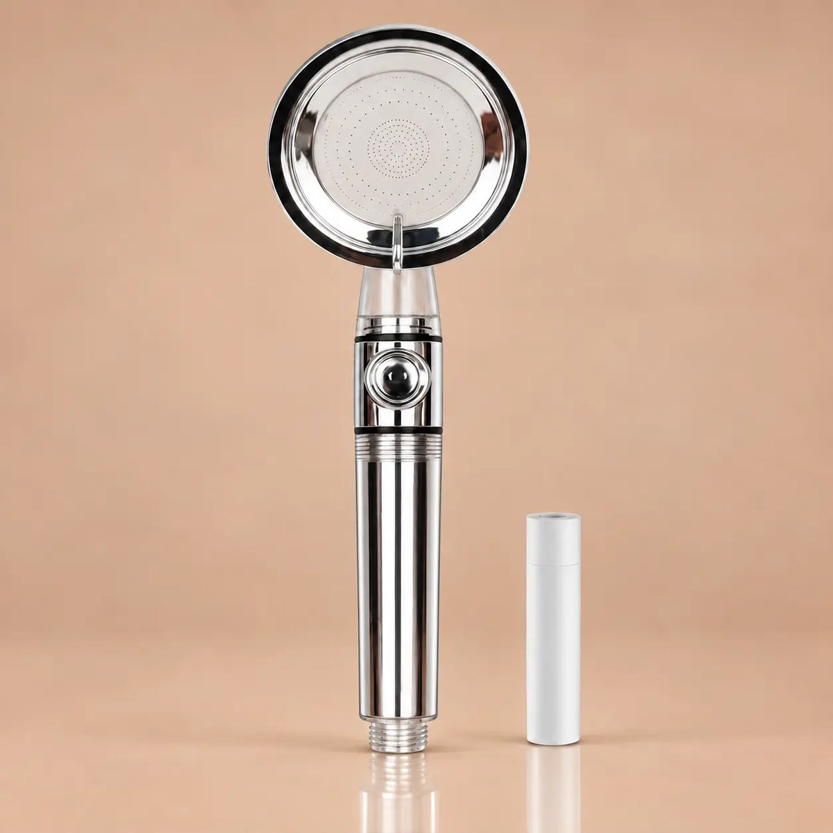 Pommeau de Douche Filtrant Turbo Propulseur 3 Modes – Argent