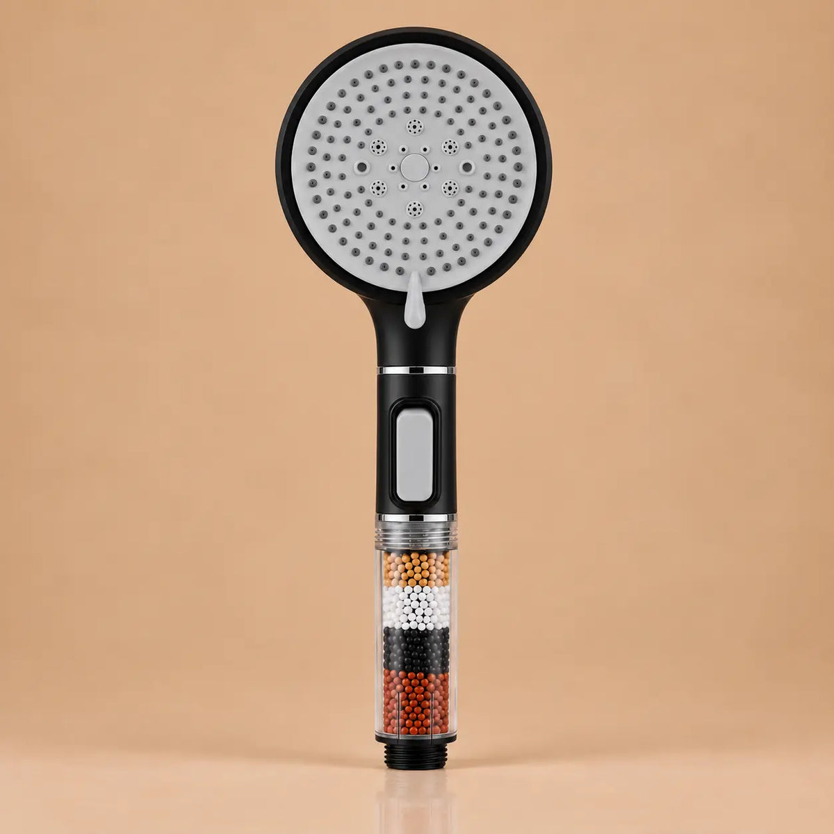 Pommeau de Douche Filtrant 5 Modes + Support – Graphite