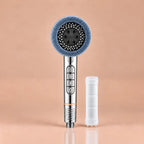 Pommeau de Douche Filtrant 4 Modes – Argent