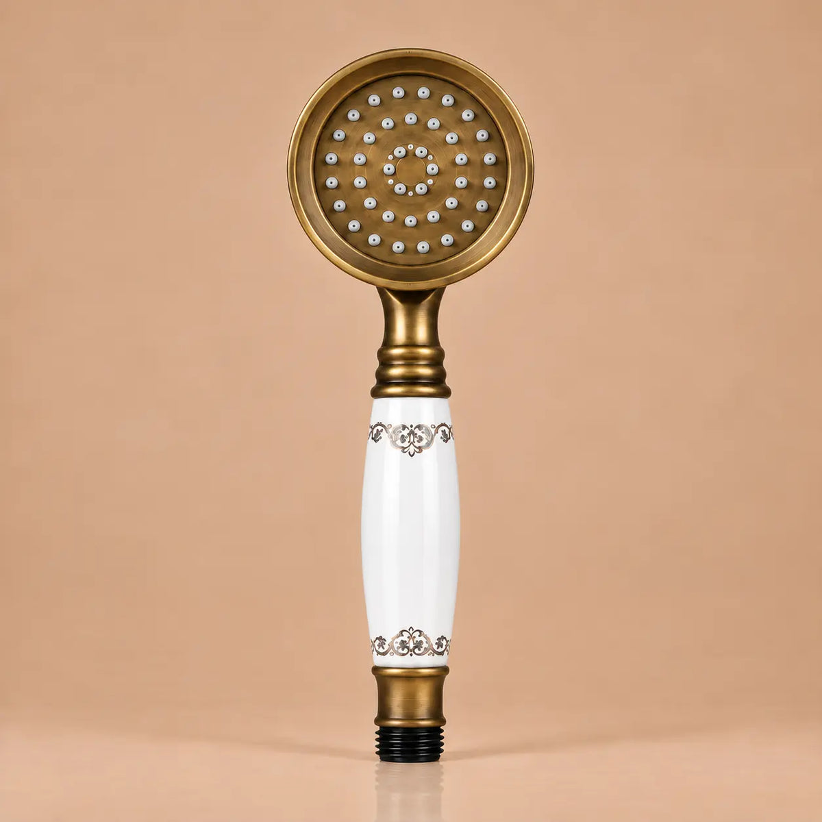 Pommeau de Douche Design Vintage Cuivre Massif – Style XIXe Siècle Laiton Antique