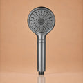Pommeau de Douche Haute Pression Grand Panneau 12cm 3 Modes – Gris
