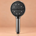 Pommeau de Douche Économique Grand Panneau 15cm 4 Modes – Gris Édition+