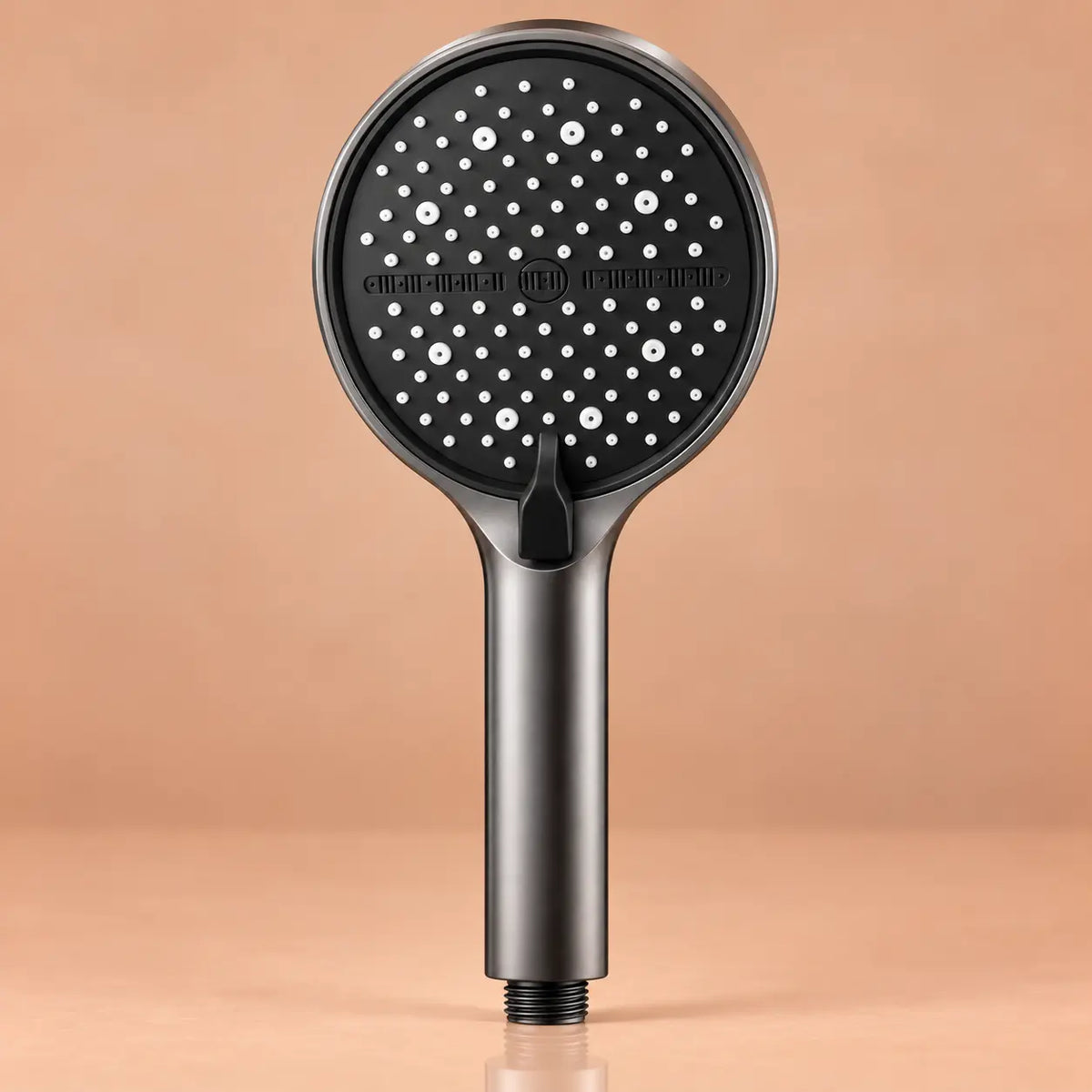 Pommeau de Douche Économique Grand Panneau 15cm 4 Modes – Gris Édition+