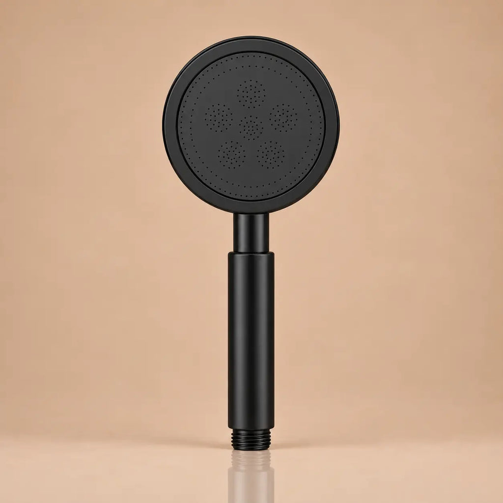 Pommeau de Douche Noir Inox 304 SPA (V2)